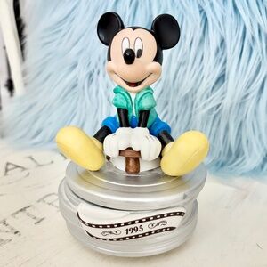 Disney,‎ Mickey Mouse, Wind Up, Music Box, Vintage, 1995, Ceramic Disney Figure
